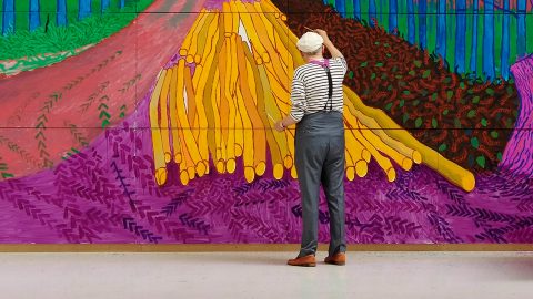 David Hockney in der Royal Academy of Arts 2017
