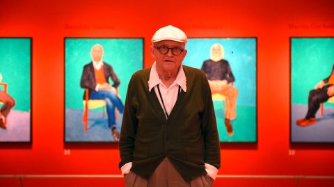 David Hockney in der Royal Academy of Arts 2017