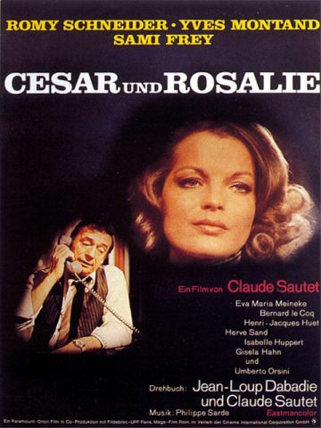 César und Rosalie - 1972 Filmposter