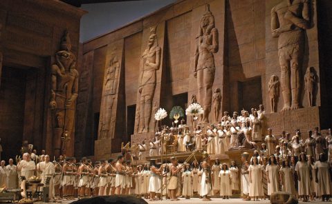 A scene from Verdi's "Aida". Photo: Marty Sohl/Metropolitan Opera