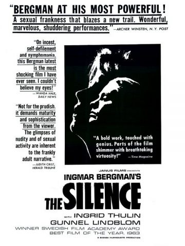 Das Schweigen - 1963 Filmposter
