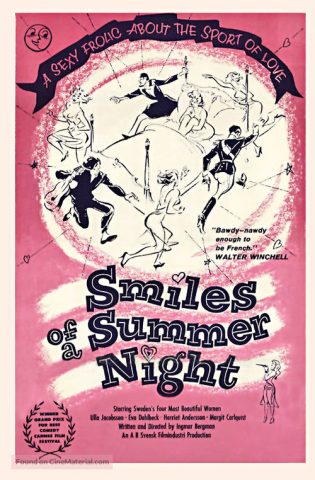 Das Lächeln einer Sommernacht - 1955 Filmposter