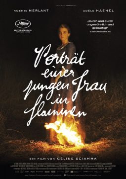 Porträt einer jungen Frau in Flammen - 2018 Filmposter
