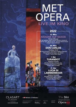 MET: Ariadne auf Naxos 2022 Poster