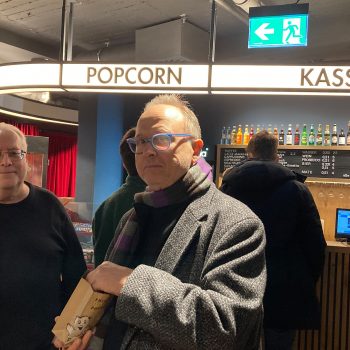 Lob gab es von Désirée auch für den engagierten Verleiher Christoph Ott (r.)
