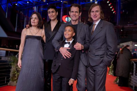 Nicolette Krebitz, Tala Al-Deen, Tom Tykwer, Lars Eidinger und Elyas Eldridge (v.l.) auf dem Roten Teppich