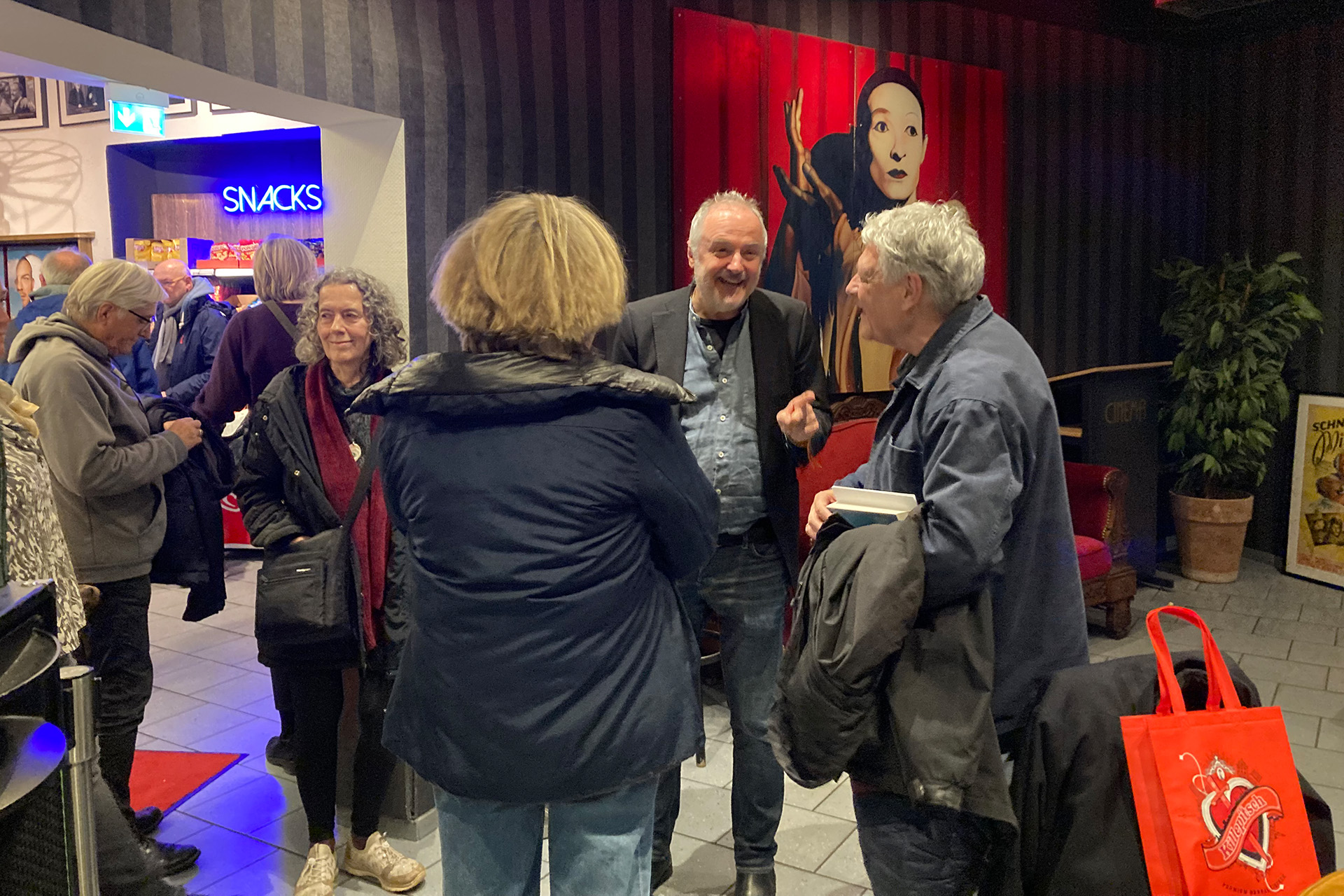 Nach der Vorführung im Gespräch mit dem Publikum: Regisseur Stefan Haupt (2.r.)