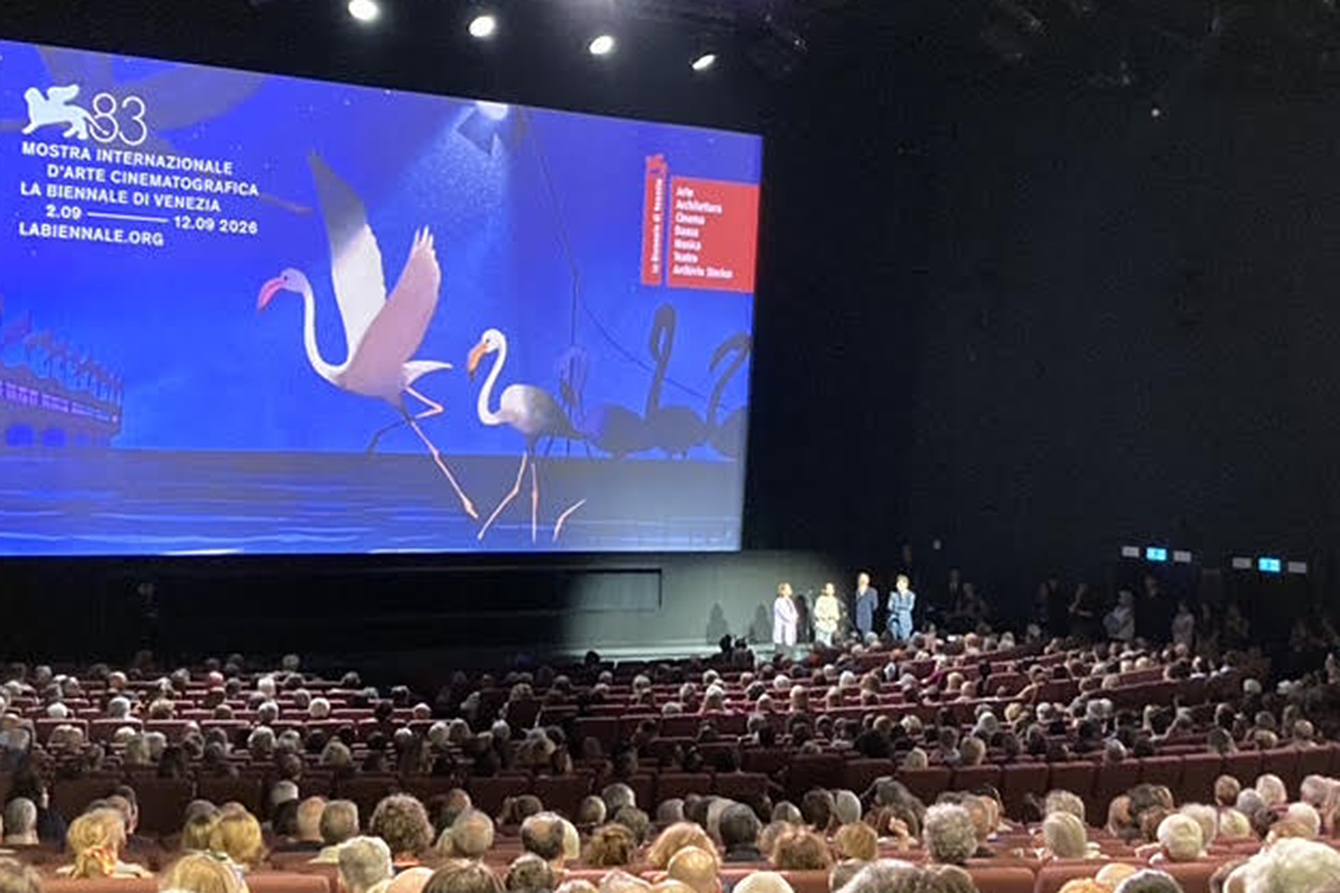 Blick in den Sala Grande - Filmfestival Venedig 2026